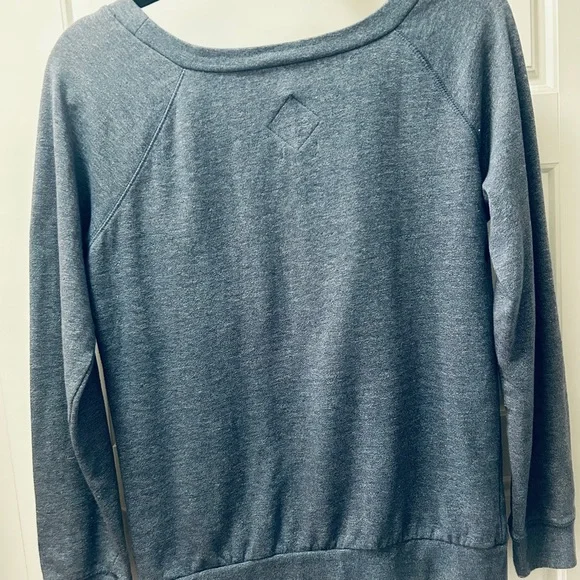 Blue Raglan Sleeve Sweatshirt - Picture 2 of 2